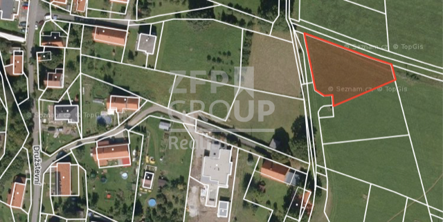 Prodej stavebního pozemku o rozloze 2 026 m2, Mořkov, okres Nový Jičín
