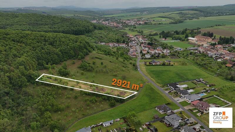 Prodej stavebního pozemku 2 921 m², Prakšice