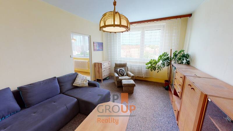 Pronájem slunného bytu o dispozici 2+1 s rozlohou 57 m² včetně lodžie, ulice Slovákova, Boskovice