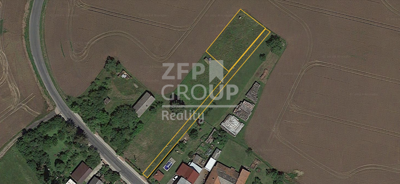 Prodej stavebního pozemku o rozloze 837 m2, obec Štěpánov u Přelouče, okres Pardubice