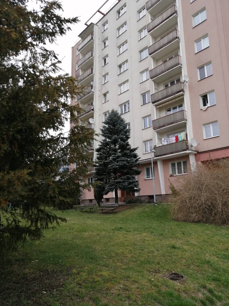 Prodej bytu 3+1 o rozloze 62 m2 s balkonem, sklepy, ulice Luh, Vsetín