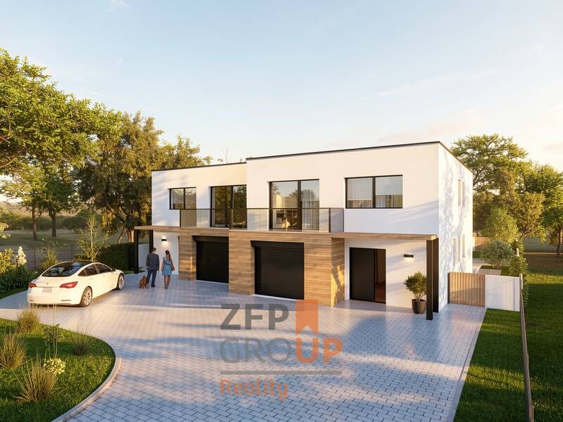 Prodej luxusní vily 5+kk o rozloze 168 m² s pozemkem 700 m², garáží a 2 parkovacími stáními, Moravanské Lány