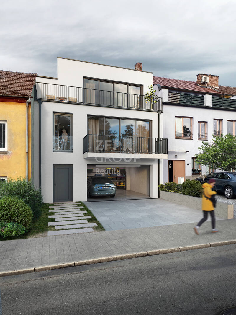 Prodej stavebního pozemku o rozloze 1 026 m2 pro výstavbu RD s více bytovými jednotkami, obec Česká, Brno-venkov