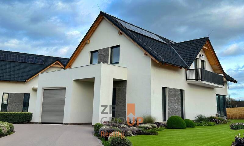 Moderní nízkoenergetický dům 5+kk v Dřítči – nízkoenergetické bydlení v prestižní lokalitě